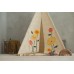 Вигвам для детей  "Веселые подсолнухи" рисунок акварелью с ковриком купить по выгодной цене