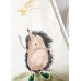 Вигвам для детей  "Ёжик и звездопад" рисунок акварелью с ковриком купить по выгодной цене
